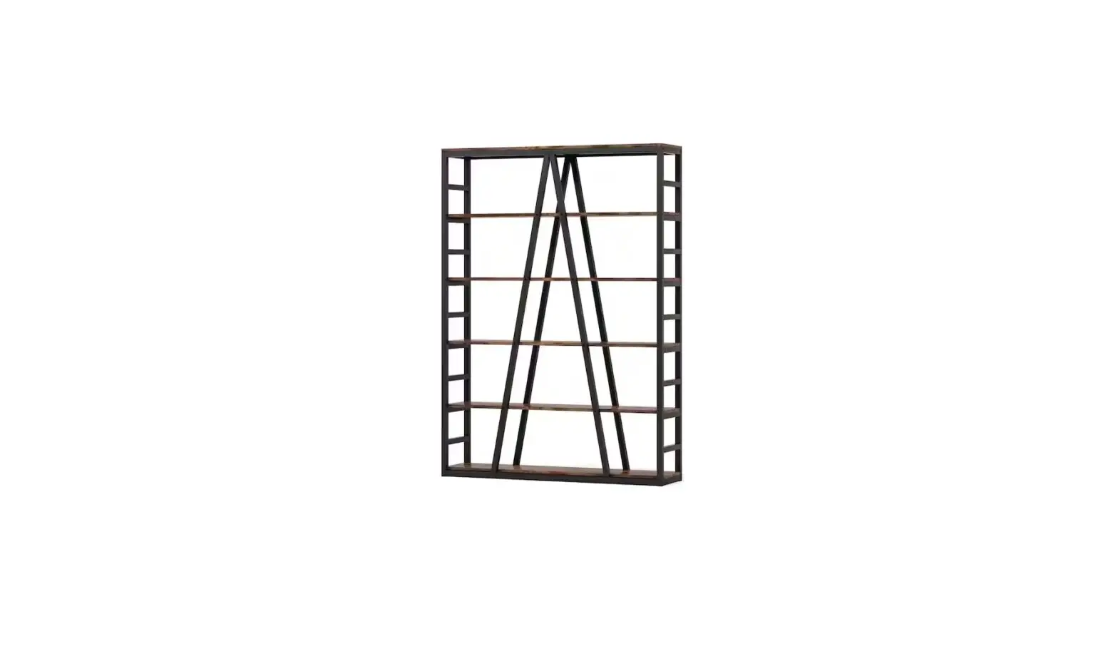Tribesigns Hd-f1383-wzz Jannelly 6 Tier Radial Shelves Bookcase Storage Rack Plant Stand Instruction Manual