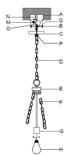 Tribesigns-HD-SF0179-Bailey-1-Light-Black-Industrial-Pendant-Light-03