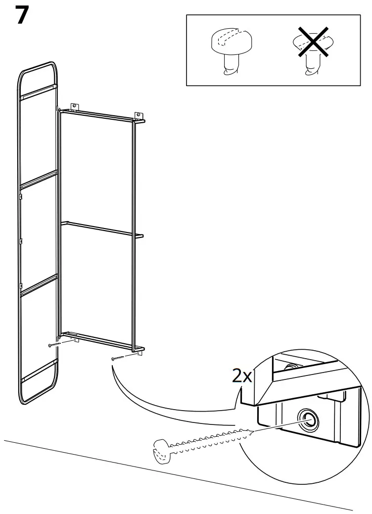 IKEA GRANVÅG Mirror with Storage - fig 10