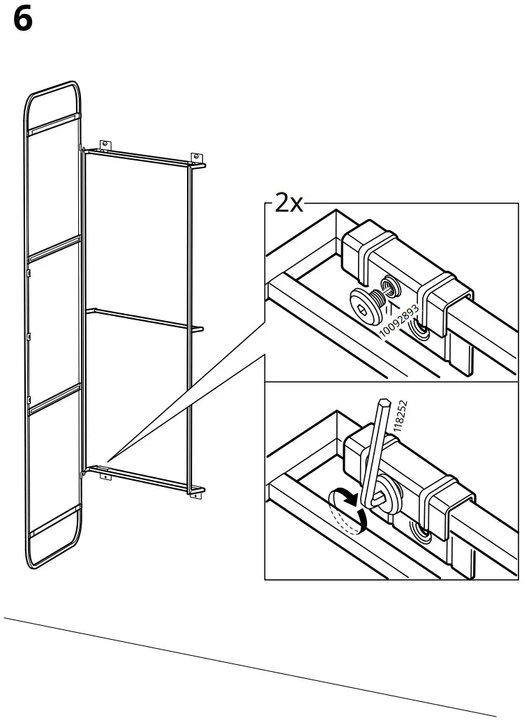 IKEA GRANVÅG Mirror with Storage - fig 9