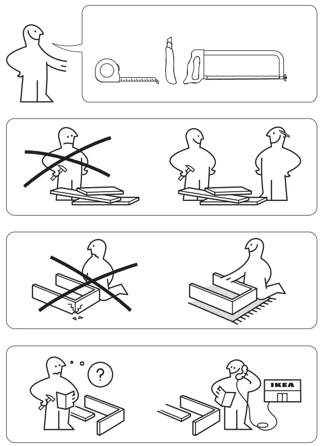 IKEA HORNVALLMO Block Out Pleated Blind White Top Down - Figure