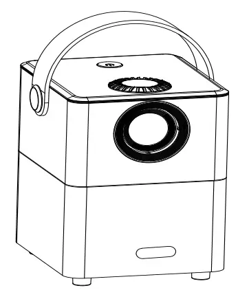 LED SOURCE Portable Projector - Fig