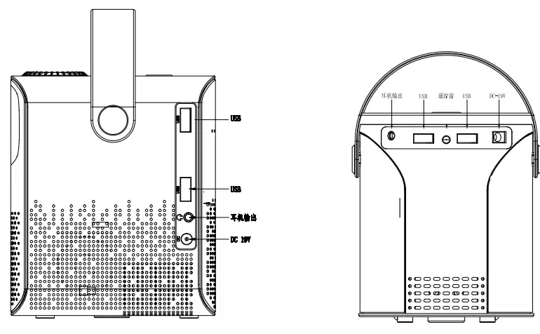 LED SOURCE Portable Projector - Fig2