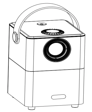 LED SOURCE Portable Projector - Fig8