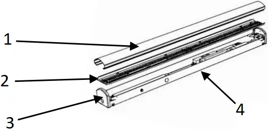 Signify FLP 2 Ft Series - Parts