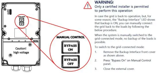 FIG 15 Manually Switching to Grid-Connected Mode.JPG