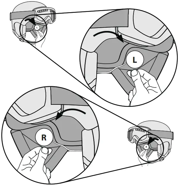 cardo Packtalk Outdoor Ultimate Outdoor Sports Communicator - Ear Pockets 2