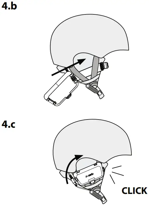 cardo Packtalk Outdoor Ultimate Outdoor Sports Communicator - MOUNT THE CRADLE 2