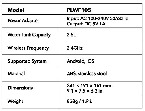 PETLIBRO PLWF105 Dockstream App Monitoring Automatic Pet -FIG-15