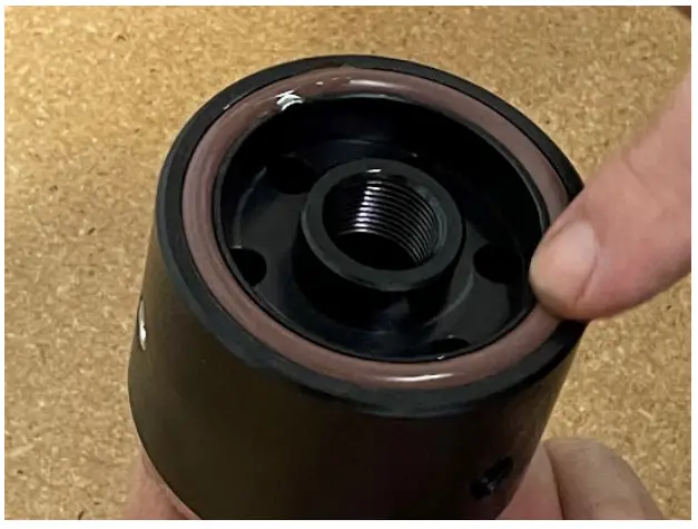 BAXTER PERFORMANCE SS 101 BK Subaru Oil Filter Anti Drain Adapter - Install Viton O-ring