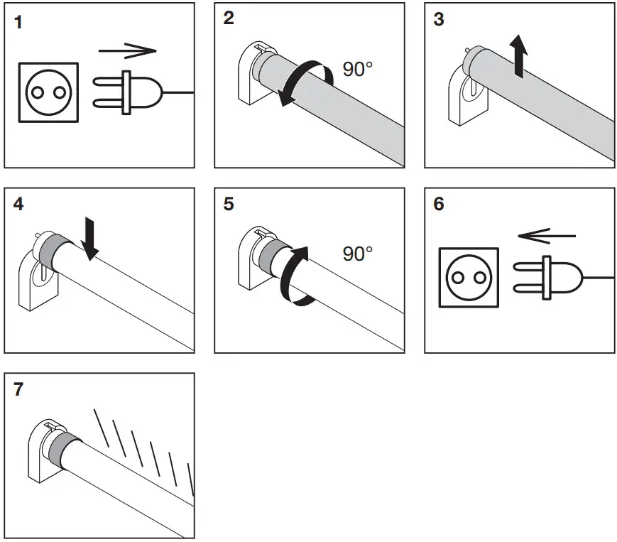 Universal T8 LED Tube Osram SubstiTUBE - compatible ballast