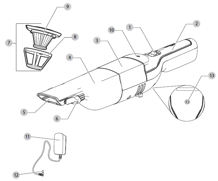 BLACK-DECKER-REVHV8J40-Cordless-Hand-Vacuum-FIG-1