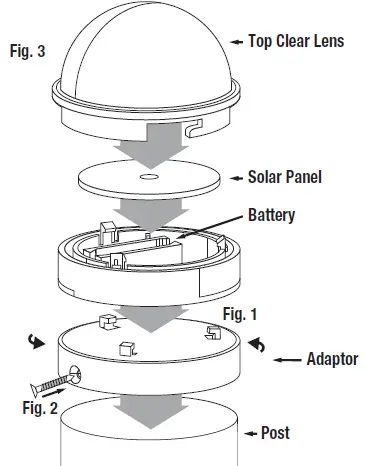 Classy-Caps-CH2233-Solar-Post-Cap-Light-fig-1