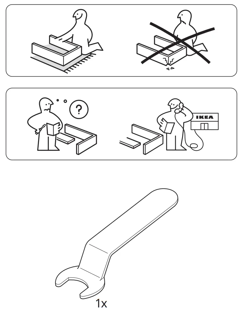 IKEA ISJAKT LED Floor Uplighter or Reading Lamp - fig1