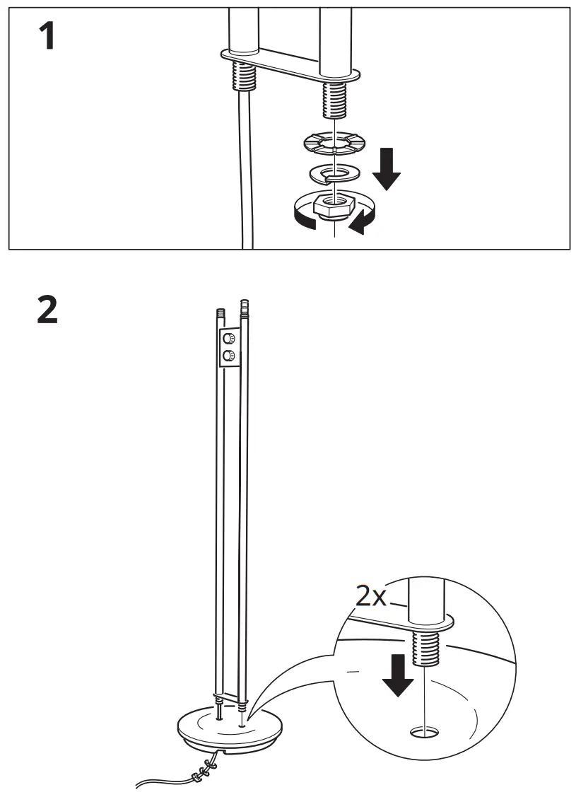 IKEA ISJAKT LED Floor Uplighter or Reading Lamp - fig2