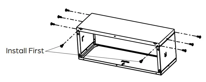 DURASTAR DRPTACWS PTAC Foldable Wall Sleeve - BOTTOM