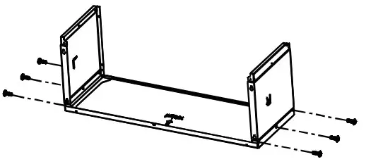 DURASTAR DRPTACWS PTAC Foldable Wall Sleeve - short screws