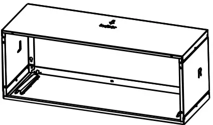 DURASTAR DRPTACWS PTAC Foldable Wall Sleeve - shown