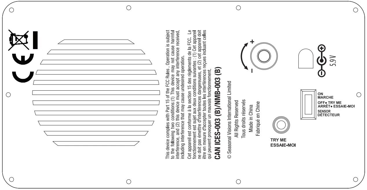 HOME ACCENTS Holiday 22SV23175 Animated Reindeer Christmas Decoration - STORAGE INSTRUCTIONS