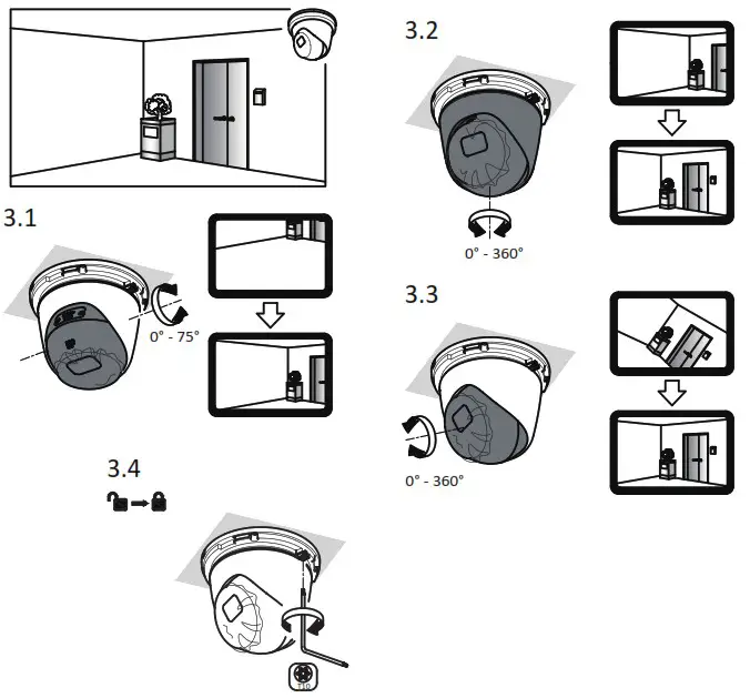 LTS Security CMIP3283W SD IR Varifocal Turret Network Camera - Product Overview 5