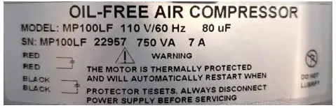 CALIFORNIA AIR TOOLS 8010ALFC Ultra Quiet and Oil Free Air Compressor - icon 11