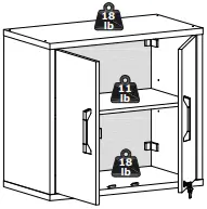 MANHATTAN COMFORT 251BMC6 Eiffel 28.35 Floating Cabinet A1