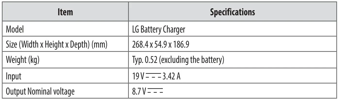 LG 14HQ901G Digital X-Ray Detector - Battery Charger