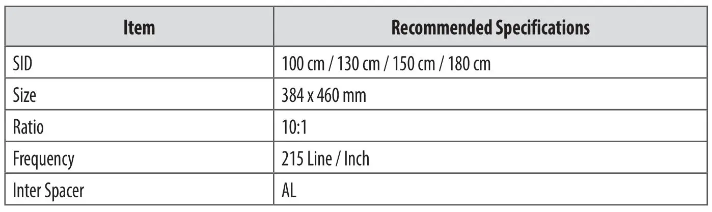 LG 14HQ901G Digital X-Ray Detector - GRID