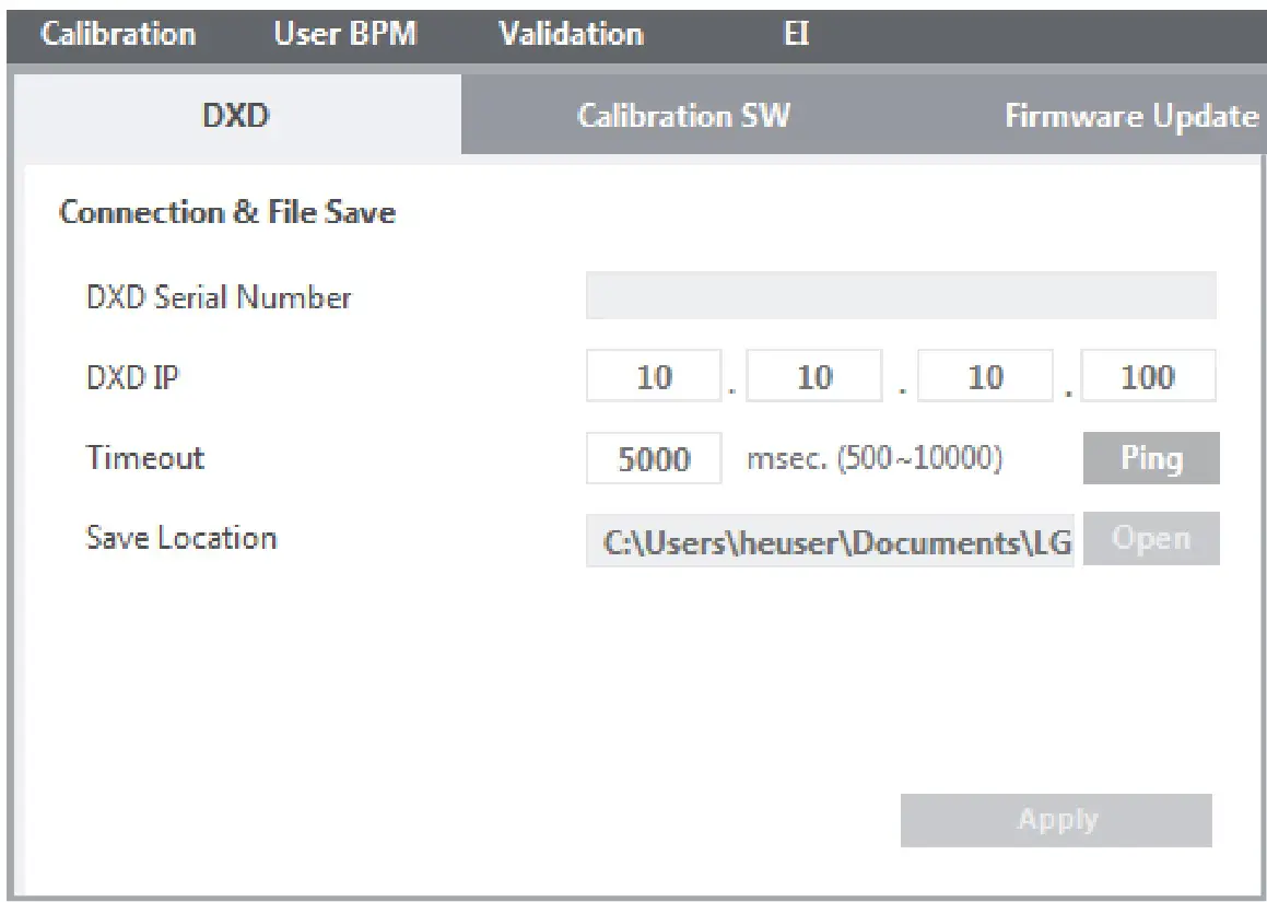 LG 14HQ901G Digital X-Ray Detector - Launch Calibration Software, go to