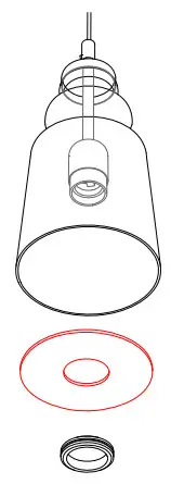 contardi Cornelia SO Ceiling Lamp - Unscrew 1