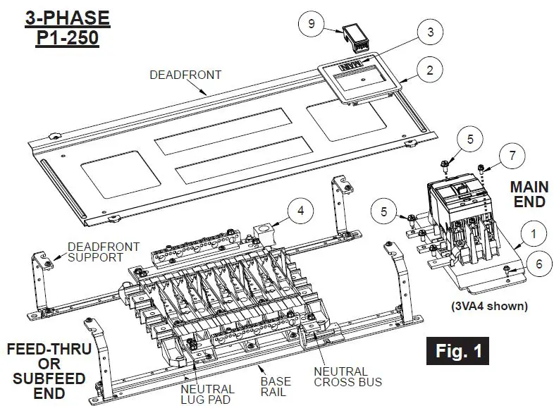 SIEMENS-MBKVA41A-xGB-Main-or-Subfeed-Breaker-Kit-for-P1-250-Panelboard-fig 1