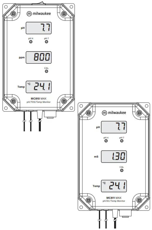 milwaukee MC810 pH TDS Temperature Monitor