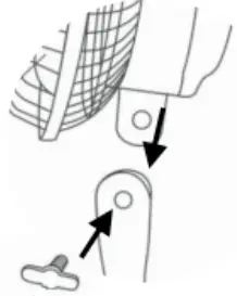 ELDOM WG20 klippy Desk Fan-FIG3