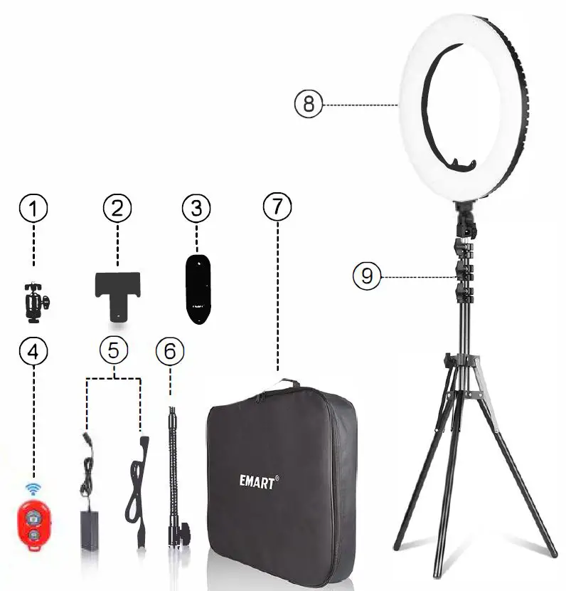 Emart-18-inch-Ring-Light-with-Stand-fig-1