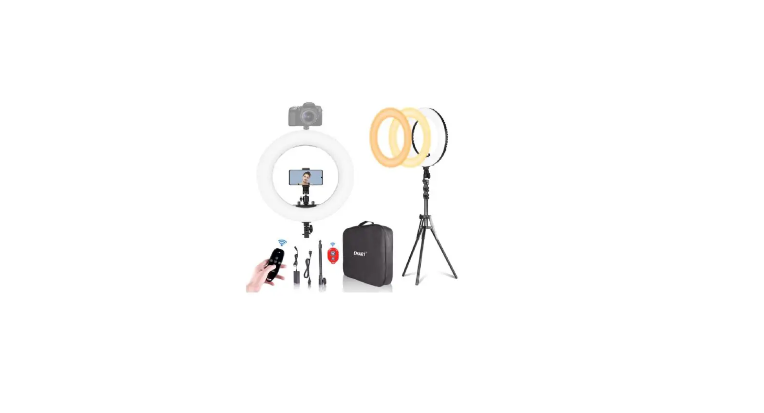 Emart 18-inch Ring Light With Stand User Manual