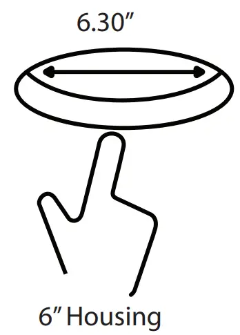 SUNCO 6 Inch Slim Selectable White Led Light  - power 1