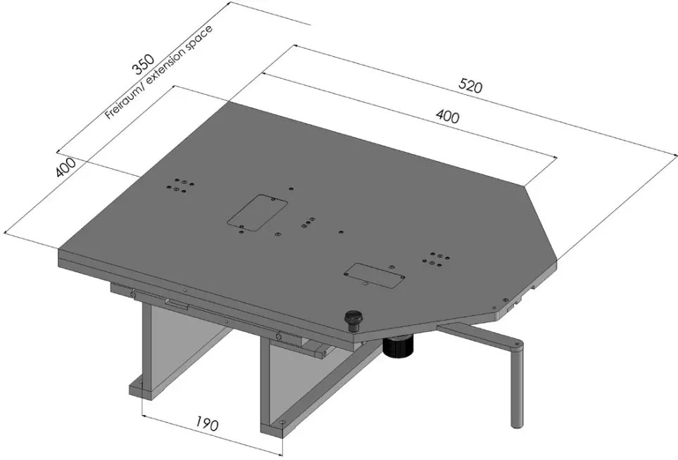 Dimension The Cross
Measuring Table