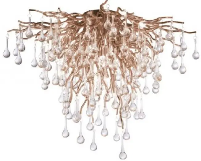 Paul-Neuhaus-835206-Antique-Brass-Glass-Hanging-Ceiling-Lamp-product