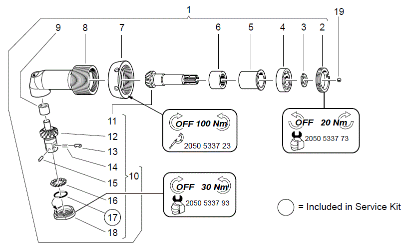 Desoutter-SH150-LR580-S90-A10S-Angle-Nutrunner-2