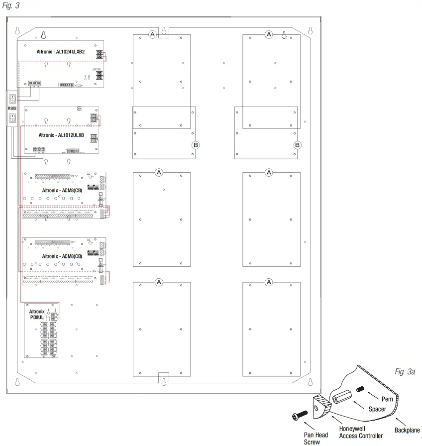 Altronix T2HWK78 Access and Power Integration Kit - Access Controller 2
