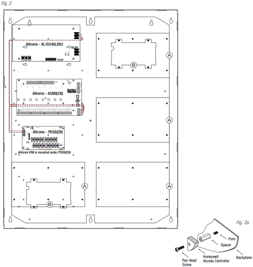 Altronix T2HWK78 Access and Power Integration Kit - Access Controller