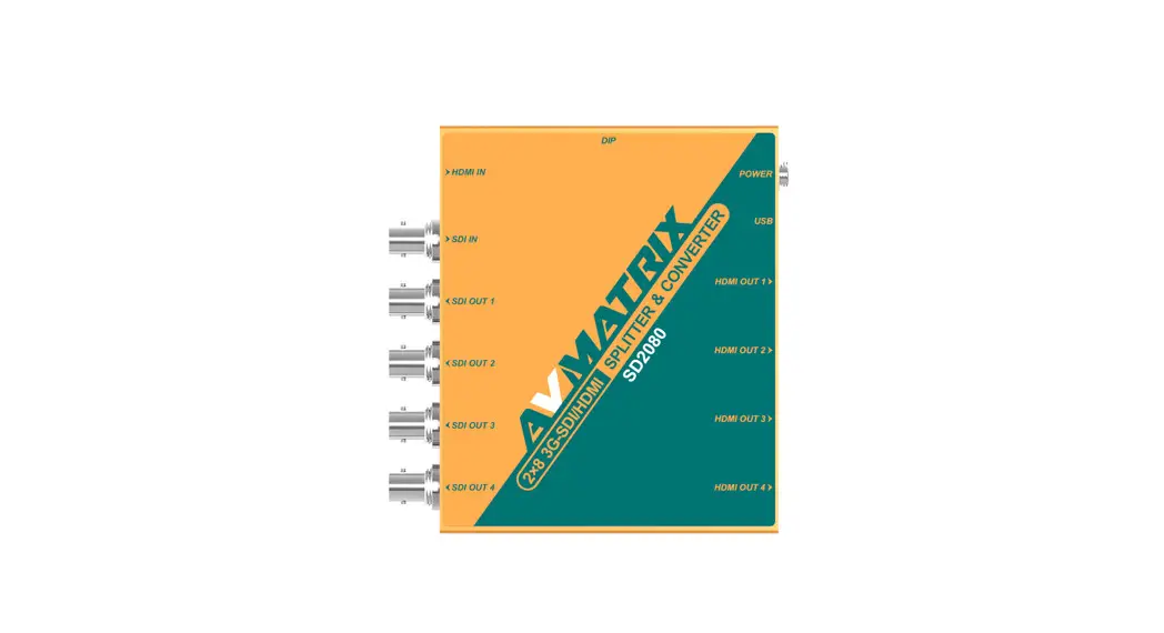 Avmatrix Sd2080 2x8 Sdi-hdmi Splitter And Converter User Manual