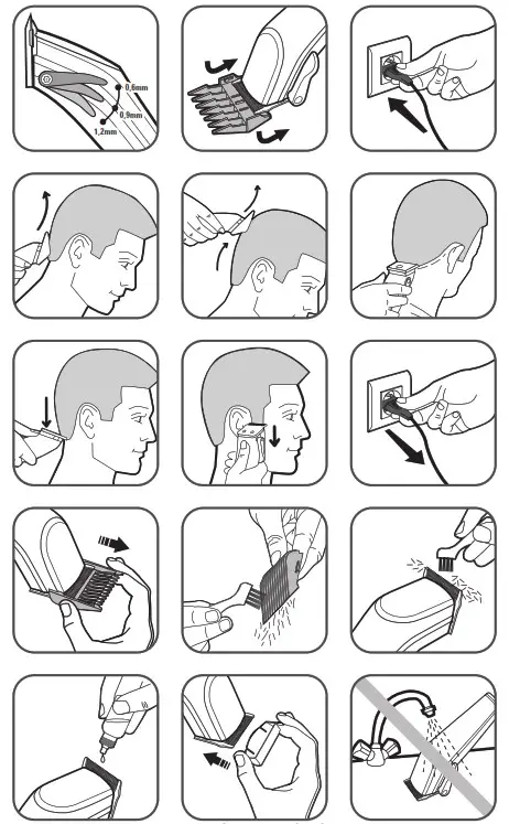 RowenTa PERFECT LINE PRO Hair Clipper - Fig3