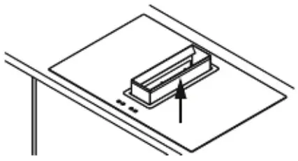 Caple DD780BK Downdraft Induction Hob - Extractor Controls 2