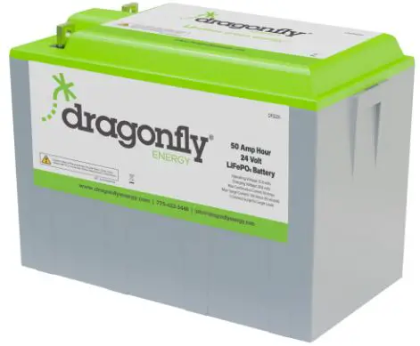 dragonfly DF5024 50Ah 24VDC Lithium Iron Phosphate-PRODUCT