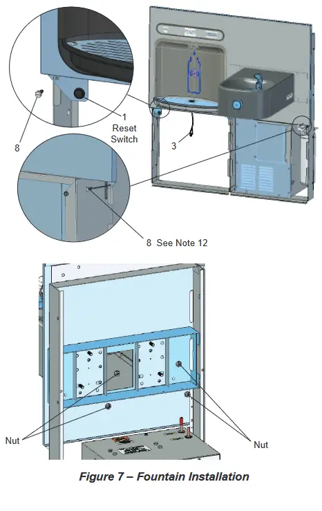 Halsey Taylor HTHB-HRF RF Retro Fit Hydroboost Bottle Filling Station - remaining