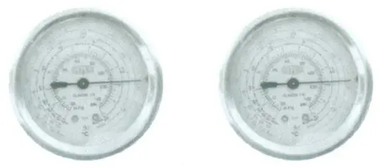 Demargo DM156NF Refrigerated Compressed Air Dryer - pressure gauge