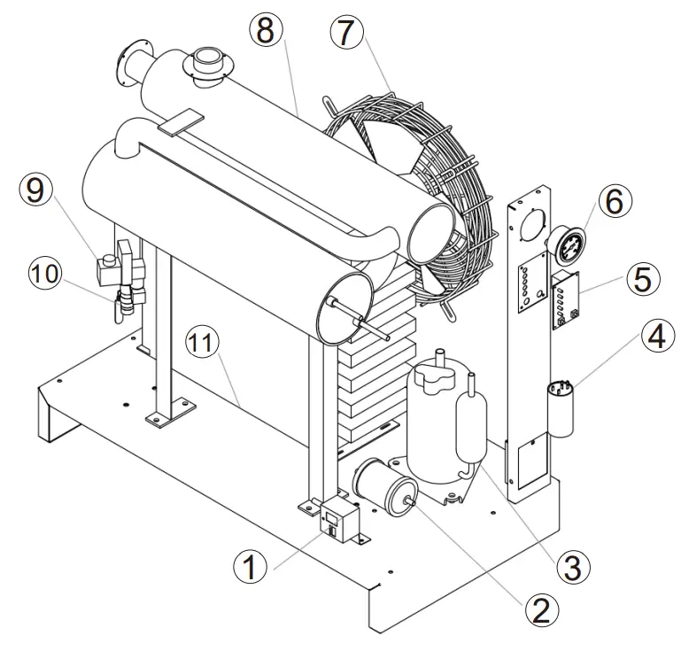 Demargo DM156NF Refrigerated Compressed Air Dryer - series refrigerated