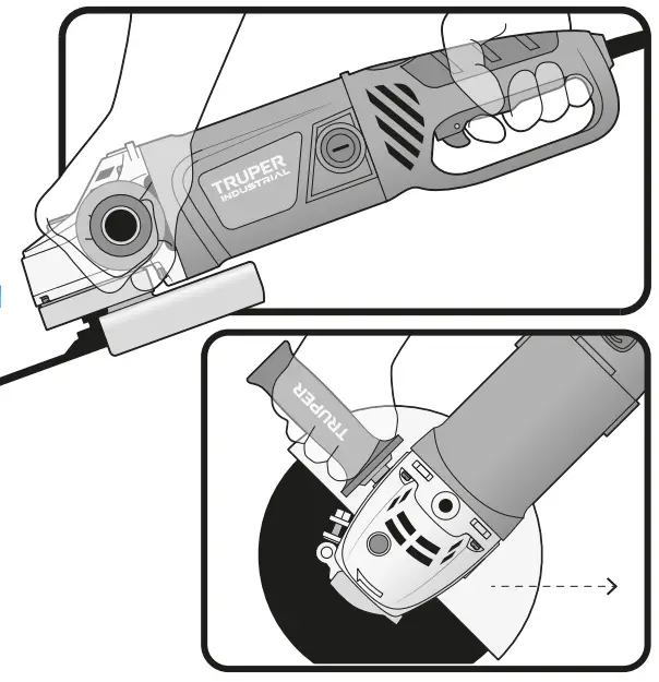 TRUPER ESMA-9N3 2.8 Hp Power 9 Inch Angle Grinder - Fig 9