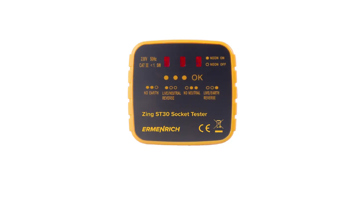 Ermenrich Zing St30 Socket Tester User Manual Ermenrich Zing St30 Socket Tester User Manual